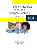 Actividades Dífonos Consonánticos Con L