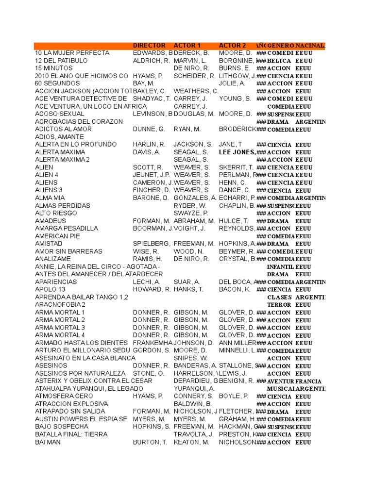 Catalogo de Películas PDF Ocio image