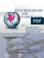 DR - Sumitra - Quality in Healthcare and Accreditation