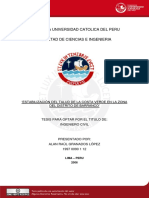 2006 Estabilizacion Del Talud de La Costa Verde en La Zona Del Distrito de Barranco