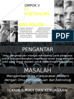 Ilmu Pengetahuan Dan Politik