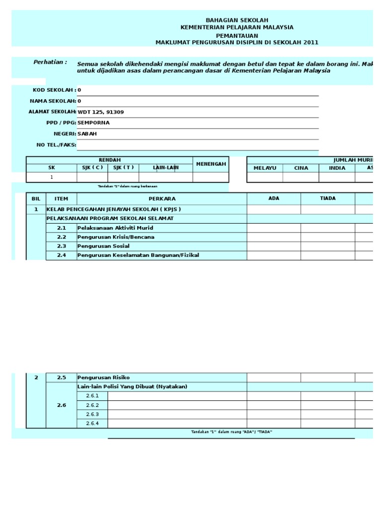 Collection of Borang E 2014 Excel  Borang Excel Sheets 