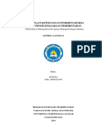 E-Journal Pelaksanaan Kewenangan Pemerintah Desa