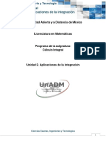 Unidad 2. Aplicaciones de La Integración (2)