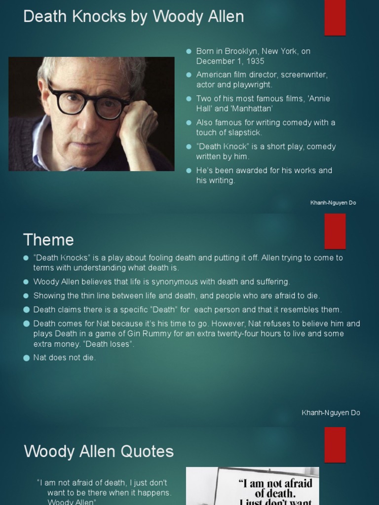 Death Knocks by Woody Allen PDF Leisure