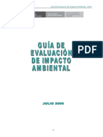 Guia de Evaluacion de Impacto Ambiental