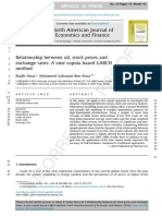 Exchange Rates: A Vine Copula Based GARCH Method Relationship Between Oil, Stock Prices and