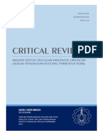 Critical Review Jurnal Ekonomi Kota