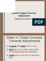 Lecture 5 - Supplement To FW1 - Compass Traverse and Adjustments