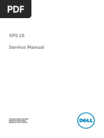XPS 15 9550 Laptop Service Manual