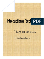 Introduction in Ecology