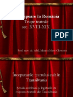 C2 Trupe Teatrale Sec. XVIII-XIX X