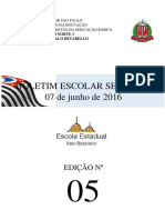 Boletim Escolar Semanal Nº 05 - 07/06/2016