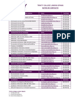 TCL Spain - Datos Contacto - Contact Details - 2015-2016