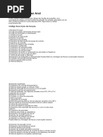 Tabela de Funções Ansi