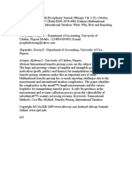 Multinational Transfer Pricing and International Taxation What Why How and Reporting Challenges