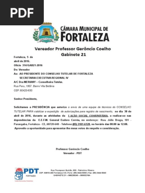 Ofício  314.GAB21-2016