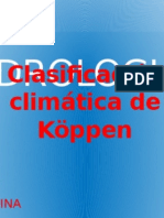 Clasificación Climática de Köppen