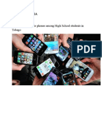 Factors Affecting Demand for Mobile Phones Among HS Students in Tobago