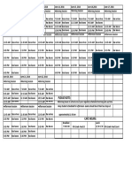 High School - Exam- Bus Schedule