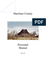 Huerfano County Personnel Manual 2016