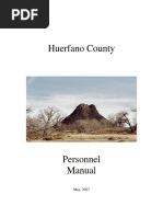 Huerfano County Personnel Manual 2016