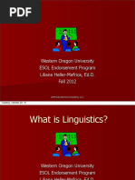 What Is Linguistics