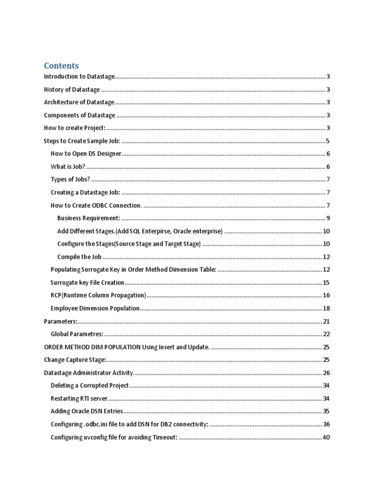 Datastage Material PDF | PDF | Microsoft Sql Server | Information Retrieval
