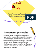 Pronombres Personales 