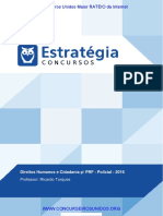 PDF Policia Rodoviaria Federal 2016 Direitos Humanos e Cidadania P PRF Policial 2016 Aula 00