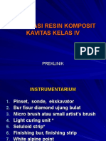 Preklinik Restorasi Resin Komposit Klas IV 2009