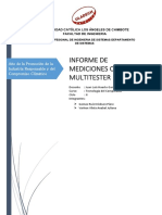 Informe de Mediciones de Multitester