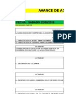 Formato para Registrar Actividades