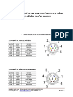 Schema Elektroinstalace Zásuvky, Vidlice, Světla