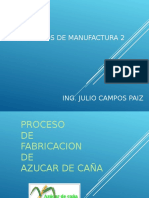 Proceso de Fabricacion de Azucar