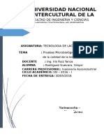 Informe Prueba Microbiolocica de Determinacin de La Leche (Autoguardado)