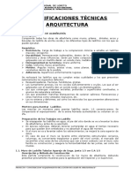 Especif.Técnicas - Arquitectura.doc