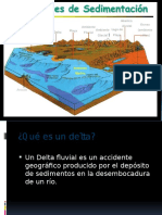 Qué es un delta? Los sedimentos forman accidentes geográficos en desembocaduras