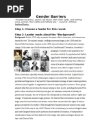 gender barriers