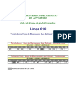 Horarios Todas Las Lineas