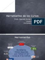 Herramientas necesesarias para los cursos