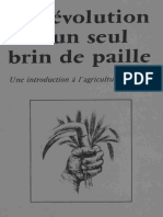 Mansobu Fukuoka - La Révolution D'un Seul Brun de Paille