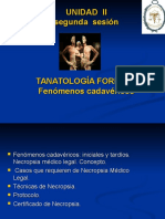 7° Tanatologia Forense Fenomenos Cadavericos - Necropsia