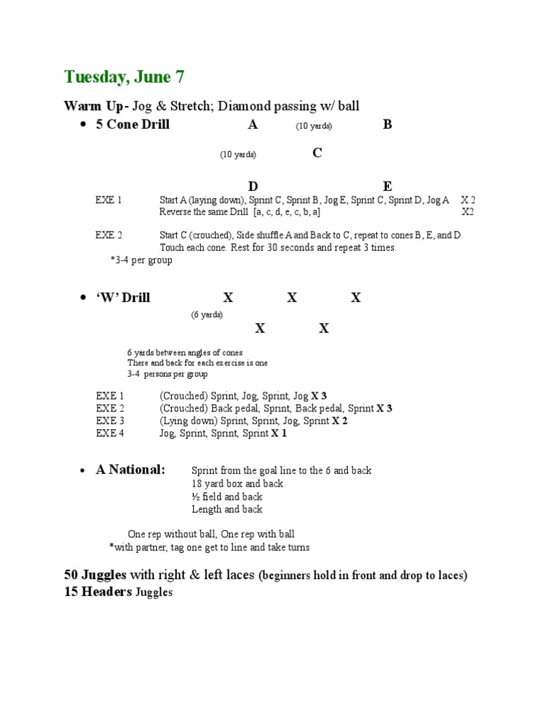 Jun7 Workout | PDF