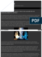 ¿Se Puede Usar El Cuerpo Fisico de Alguien en Un Desdoblamiento Astral