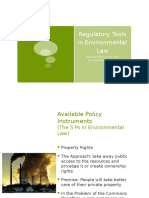 Regulatory Tools in Environmental Law