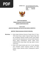 Download Kepmenpan No 36 Kep Mpan 3 2003 Tentang Jabatan Fungsional Instruktur Dan Angka Kreditnya by Yopi Subastian SN315118452 doc pdf