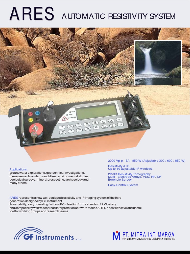 GF Instruments ARES 5A | PDF | Electrical Resistivity And Conductivity ...
