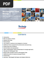 Rectangular Tank Design Calculations | PDF | Pressure | Elasticity ...