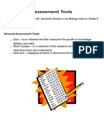 Assessment Tools